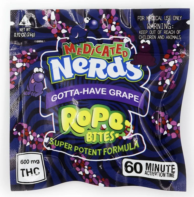 Medicated Nerdz 600MG THC (Grape)